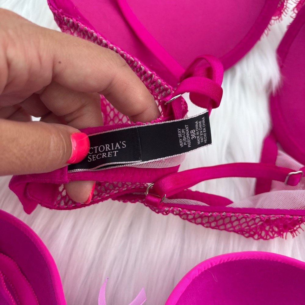 Victorias Secret Pink Lace Bra Bundle - Picture 4 of 4